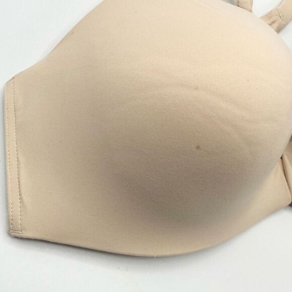 Soma Intimates Enbliss Front Close Racerback Bra in Pale Sand NWT - Women’s US 4 - Picture 4 of 7